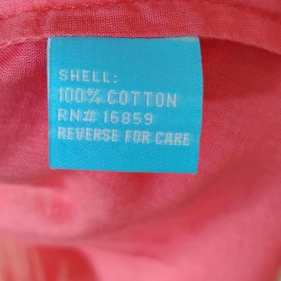 J. McLaughlin Embroidered Tassel Tunic Top XS Coral Pink Beachy Casual - Picture 9 of 10